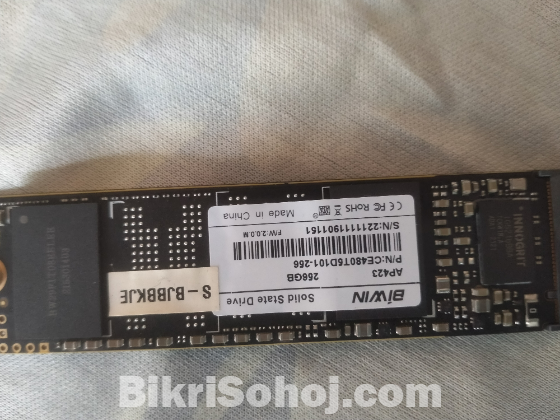 256GB Nvme m.2 SSD (BWIN) original